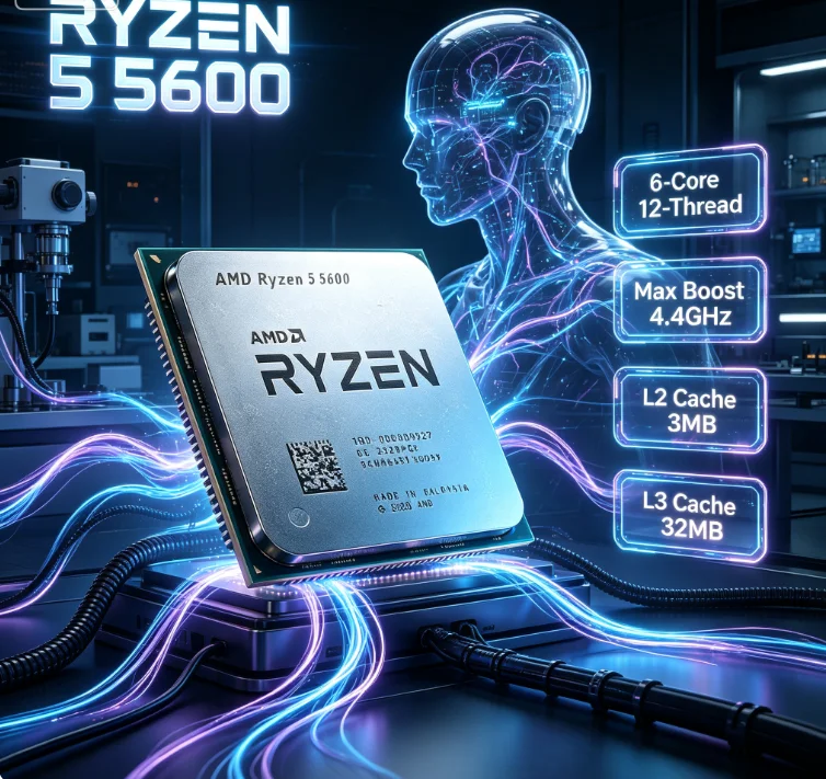 Amd Cpu Ryzen 5 - B450 B550 X570 Moederbord Compatibele CPU