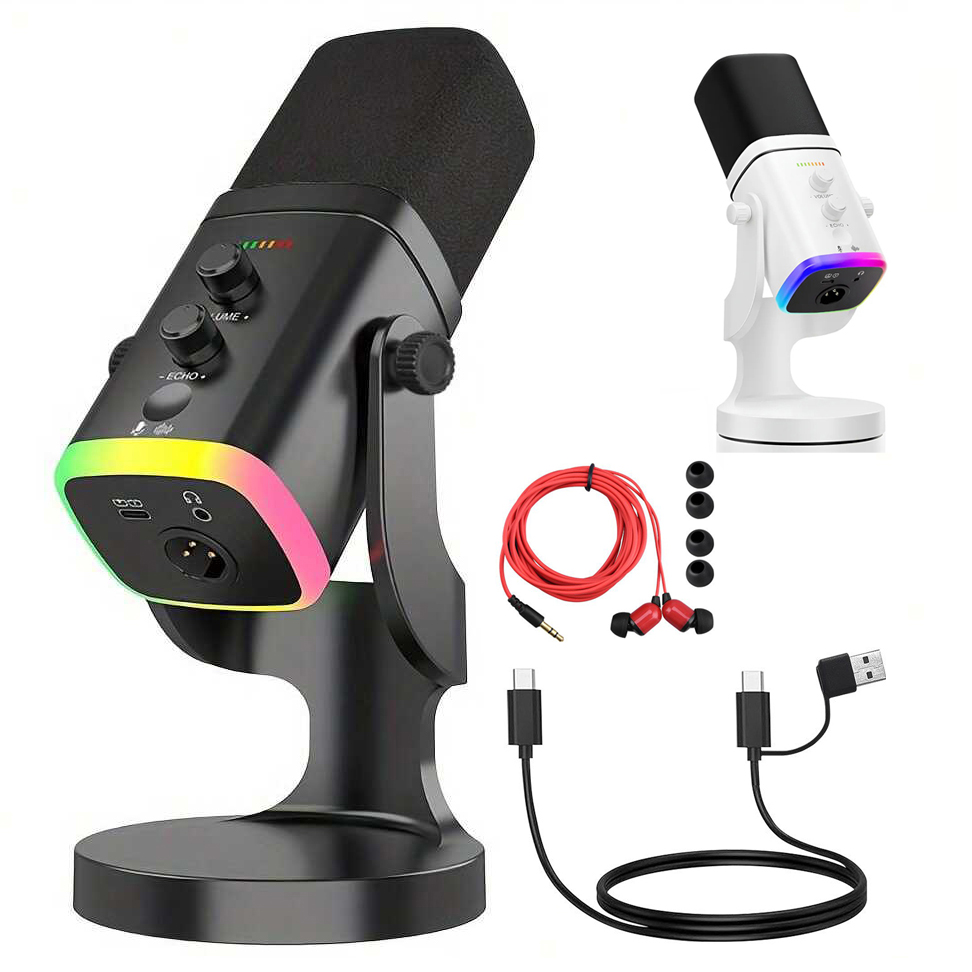 Headset Stand Rgb - USB/XLR Dynamische Microfoon voor Gaming en