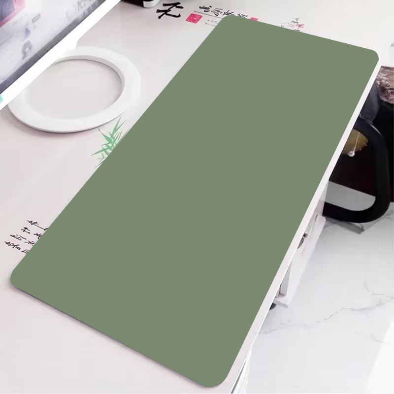 Gaming Accessories For Table - Effen groene gaming-muismat, groot eenvoudig gaming-toetsenbord,
