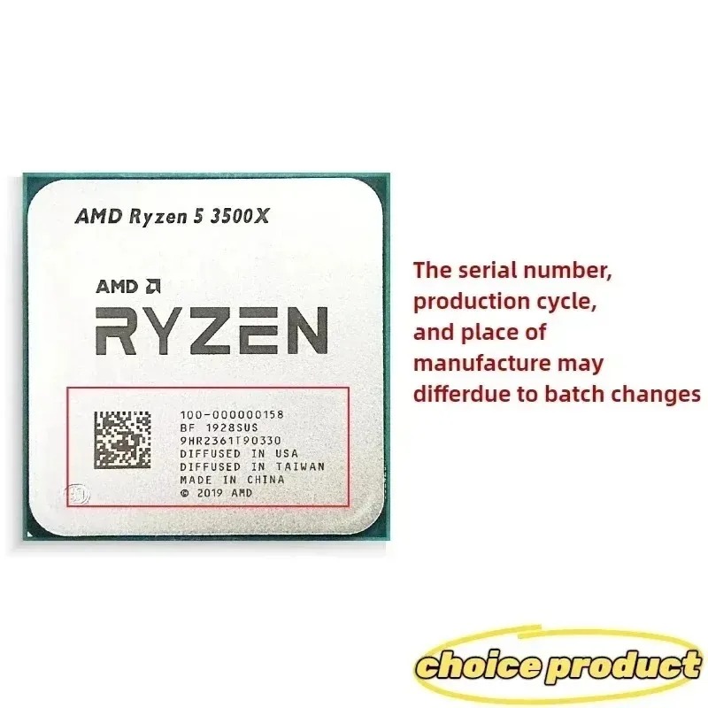 AMD R5 3500X, originele, gloed - Amd Cpu Ryzen 5 recensie en prijs