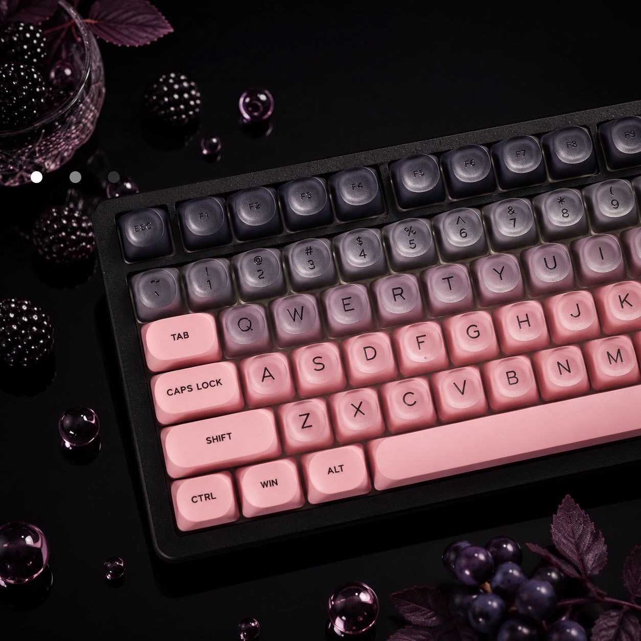Zwart-roze, met een verloop va - Gaming Set Accessories recensie en prijs