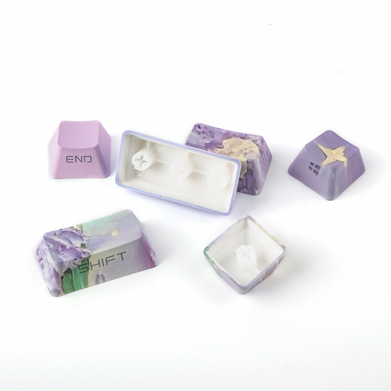 KiiBOOM Violet Keycaps Set 133 - Gaming Set Accessories recensie en prijs