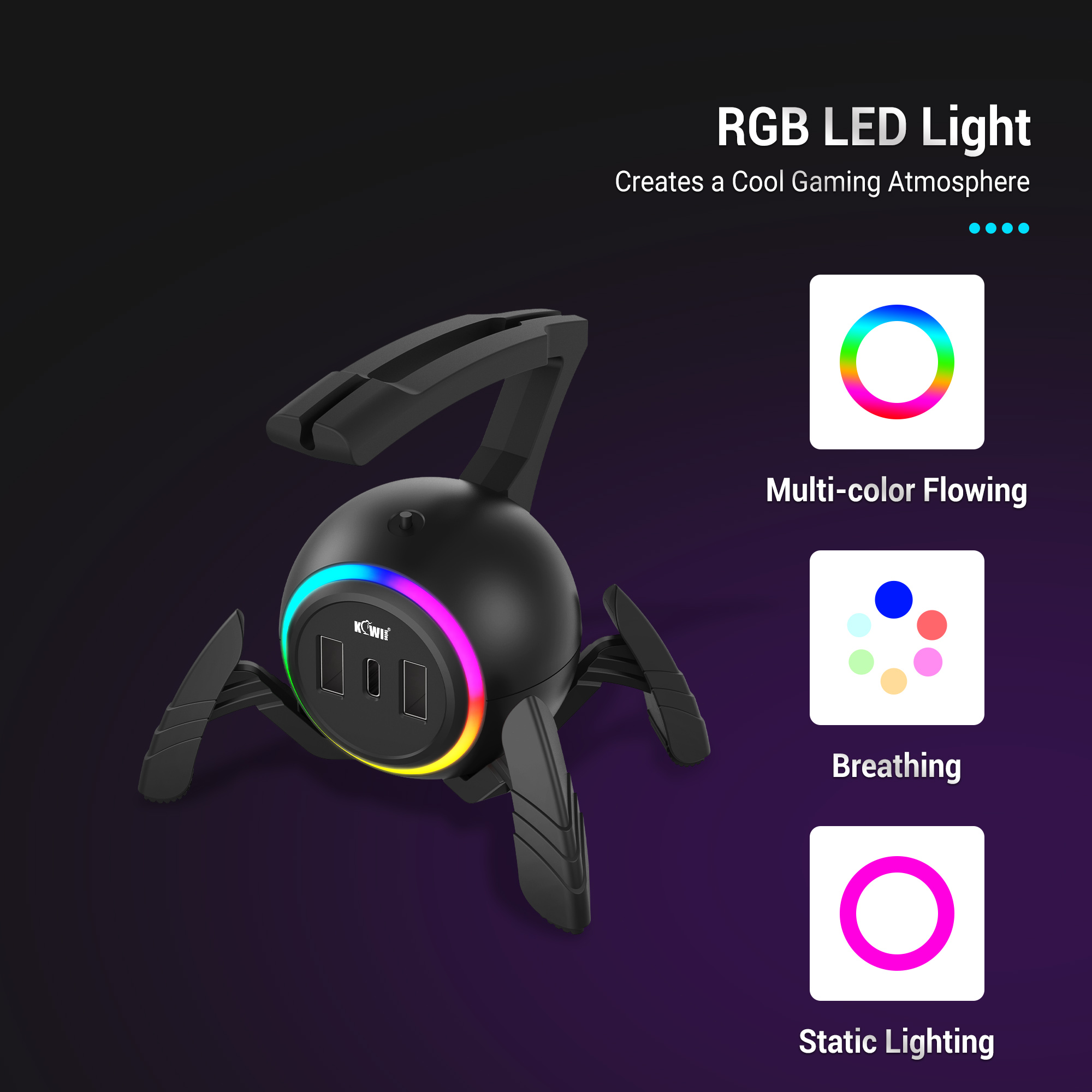 RGB-muissnoerhouder met Type-C - Mouse Bungee Spring recensie en prijs