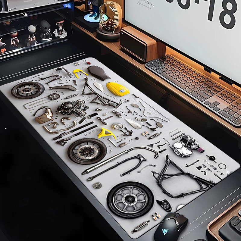 Demontagediagram Rubberen muis - Gaming Accessories Desk recensie en prijs