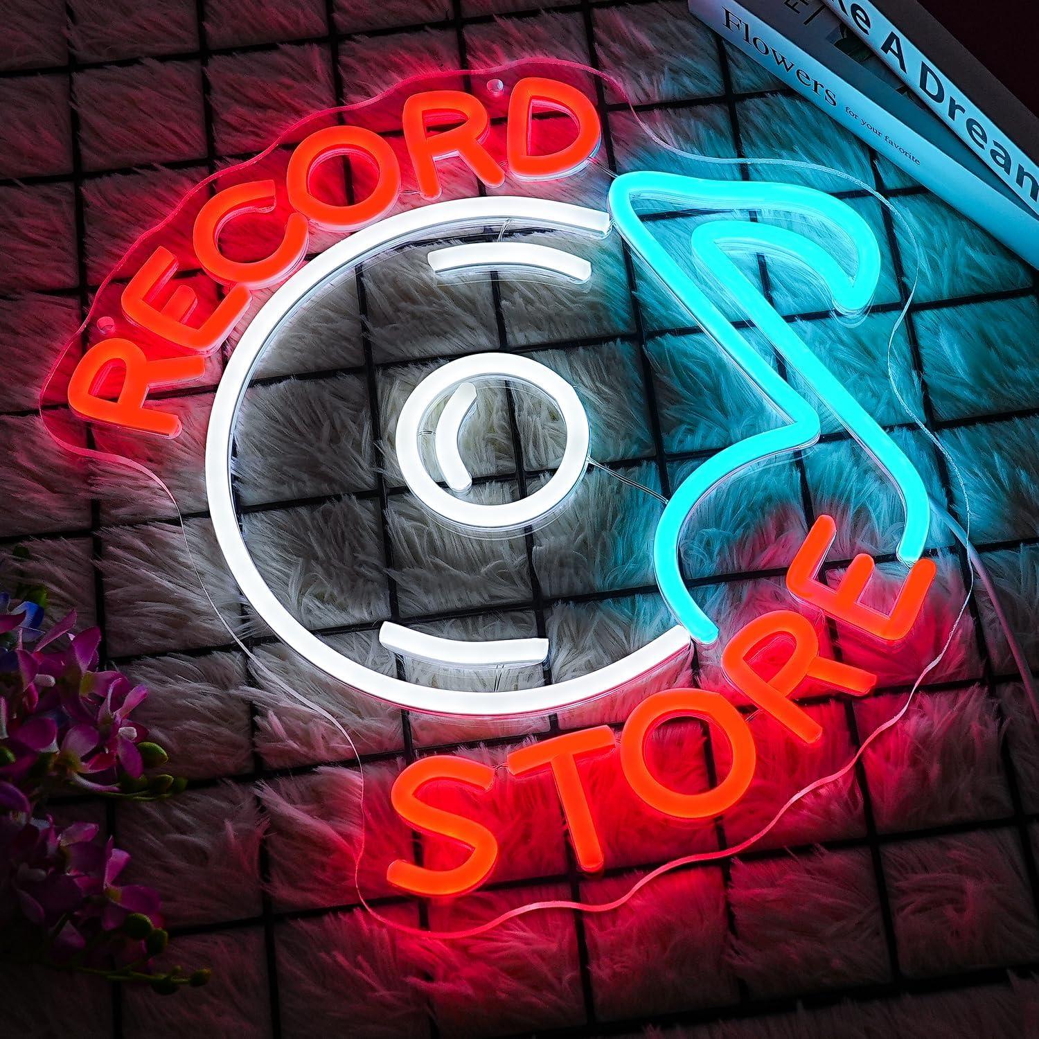 Platenwinkel Neonbord Muziek N - Gaming Accessories Store recensie en prijs