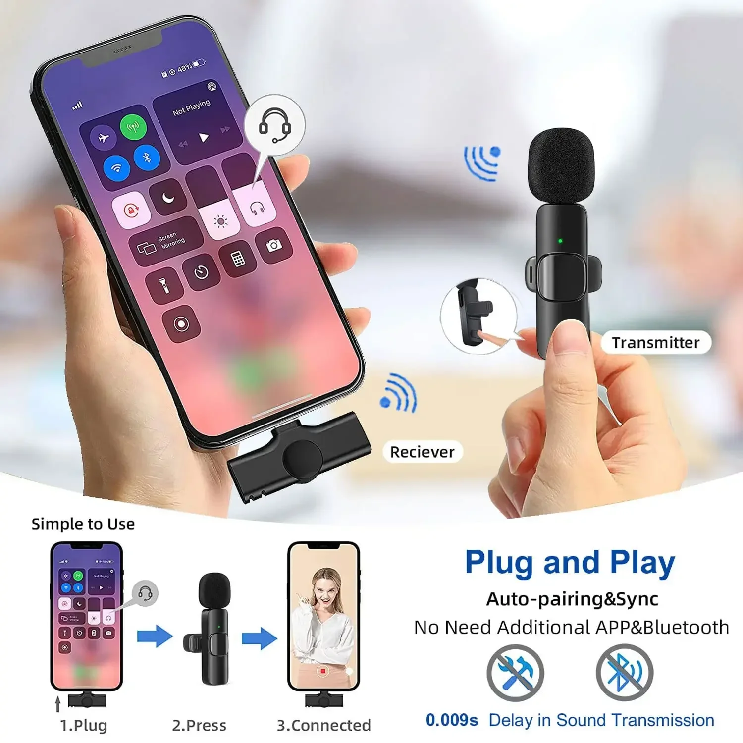 Draadloze Lavalier-microfoon 2 - Gaming Set Accessories recensie en prijs